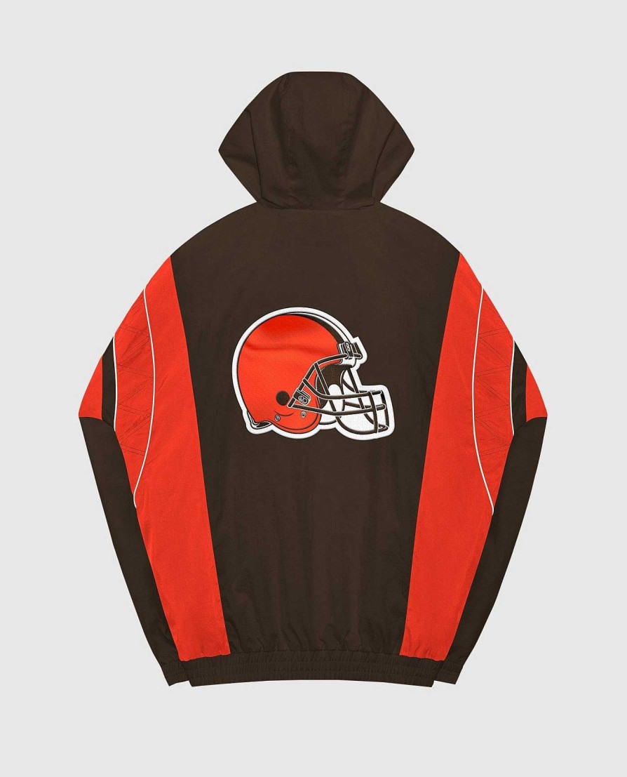 Nfl STARTER | Jacke Mit Halbem Reisverschluss Der Heimmannschaft Der Cleveland Browns Braunbraun