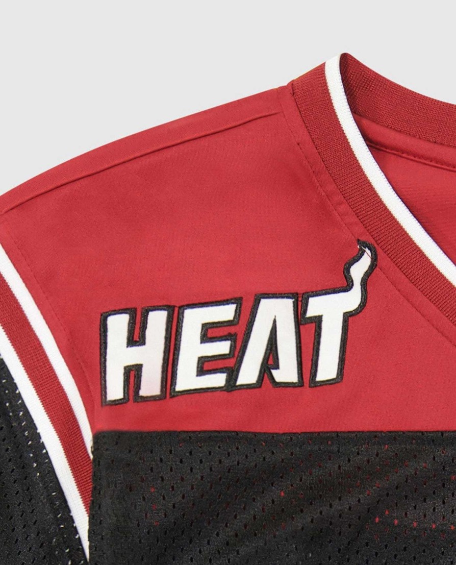 Nba STARTER | Miami Heat Squad-Fusballtrikot Hitzeschwarz