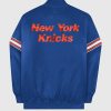 Nba STARTER | New York Knicks Varsity Satin Full-Snap-Jacke Knicksblue