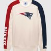 Nfl STARTER | New England Patriots Team Crew Langarmshirt Creme