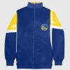 Nba STARTER | Nylon-Jacke Mit Durchgehendem Reisverschluss Der Golden State Warriors Kriegerblau