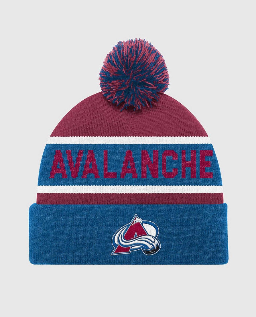 Nhl STARTER | Colorado Avalanche Pom Beanie Lawinenblau