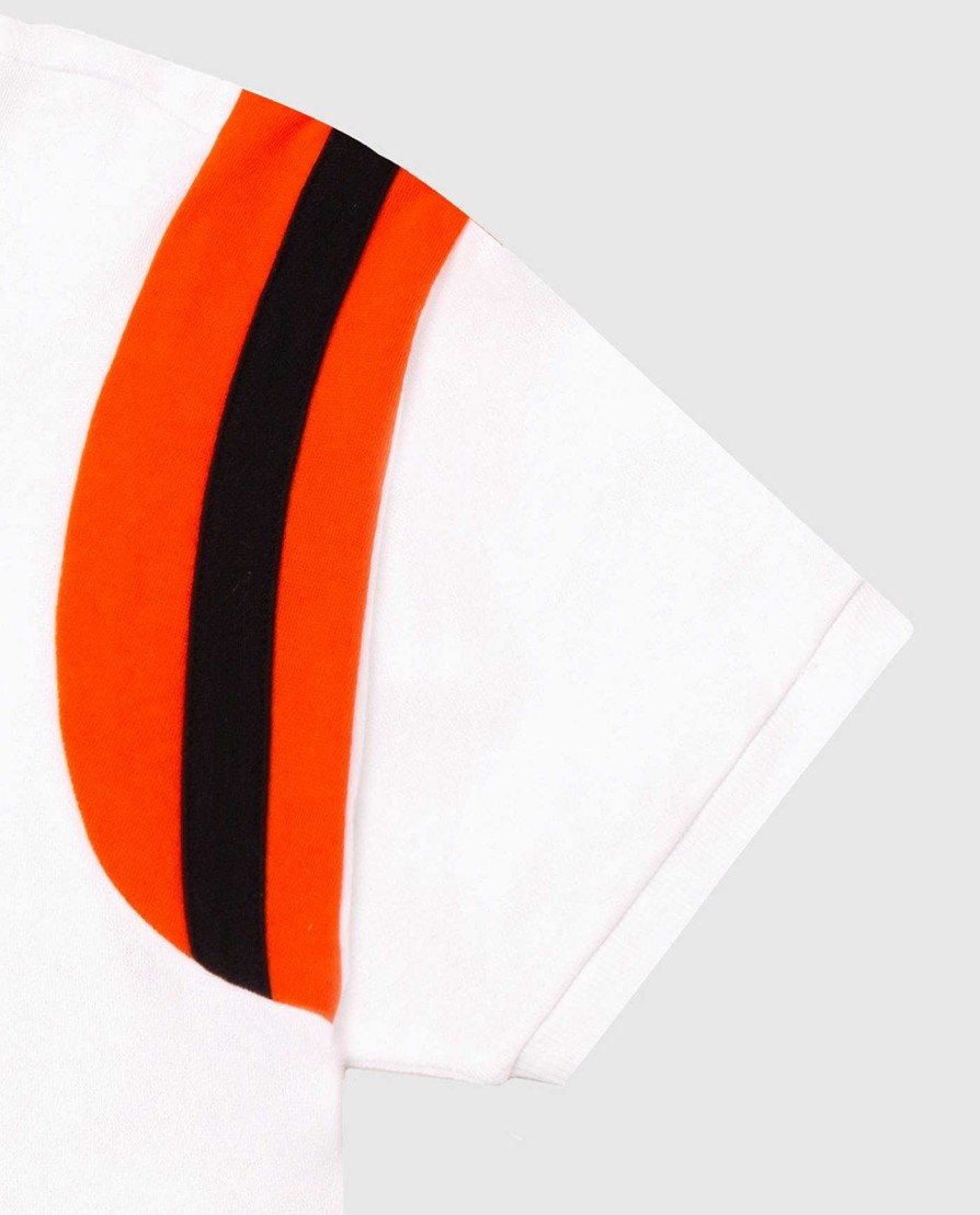 Nfl STARTER | Damen-Kurzarmshirt Der Cincinnati Bengals Mit Rundhalsausschnitt Weis