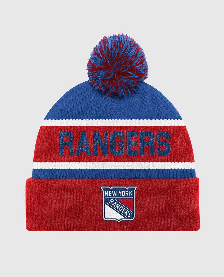 Nhl STARTER | New York Rangers Pom Beanie Rangersred