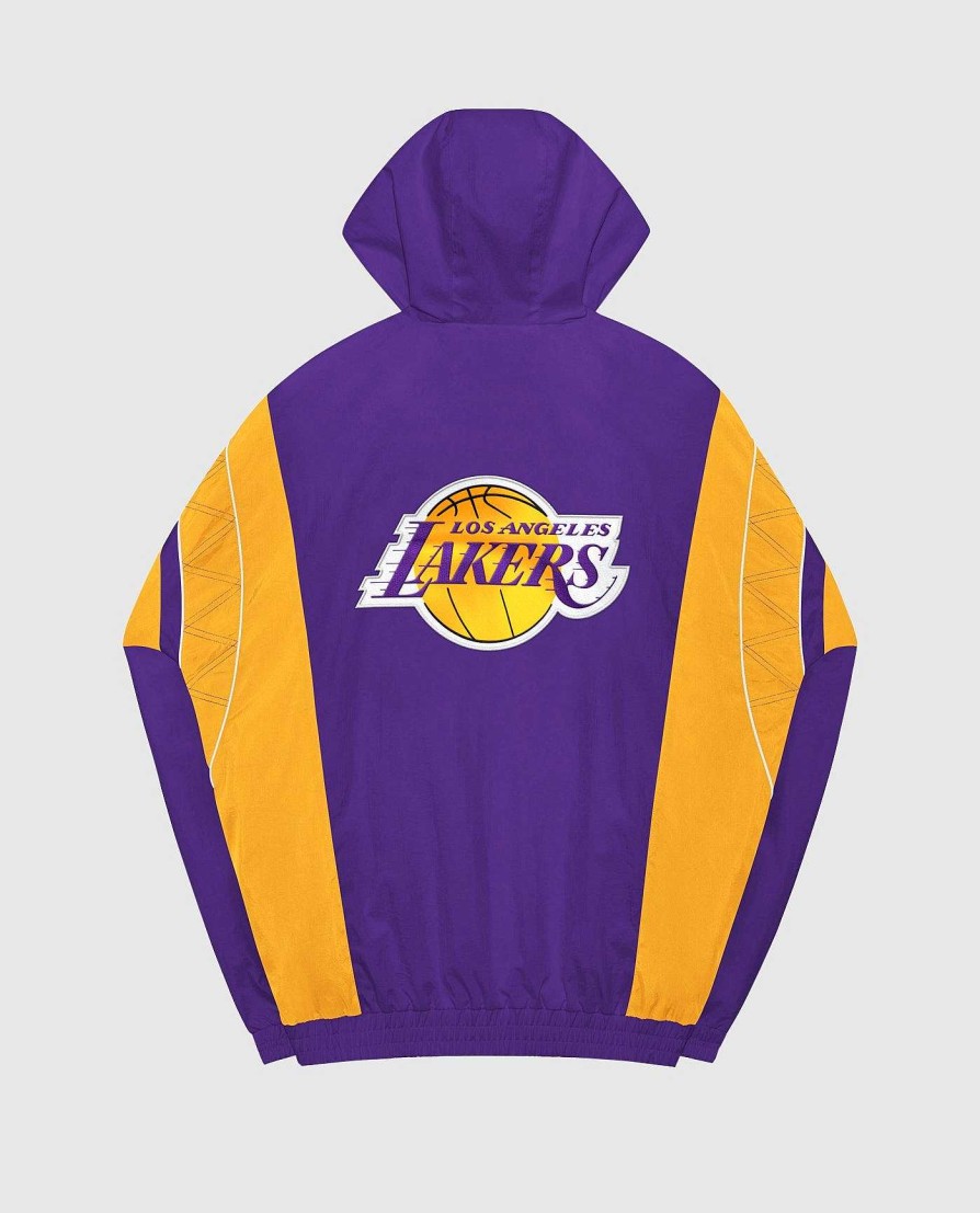 Nba STARTER | Jacke Der Heimmannschaft Der Los Angeles Lakers Mit Halbem Reisverschluss Lakerpurple